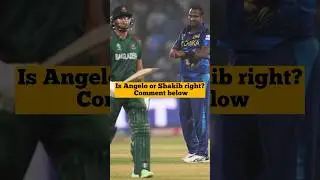 SHAKIB AL HASAN VS ANGELO MATTHEWS, SL VS BAN CONTROVERSY #worldcup #shorts #viral #hyderabadi