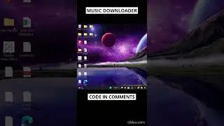 Music Downloader 🎵 #python #shorts