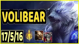 VOLIBEAR VS TRUNDLE - 17/5/16 KDA JUNGLE GAMEPLAY