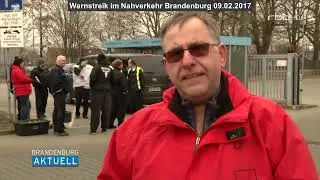2017 02 09 Warnstreik Nahverkehr Brandenburg
