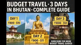 Budget 3-Day Bhutan Tour Guide | Travel on a Budget ✈️🇧🇹