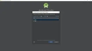 Start Android Studio and Open The Project - Webview App For Android