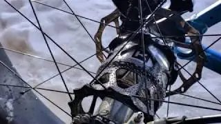 Kindernay XIV 14 speed gear hub with custom fatbike frame