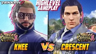 Tekken 8 &ndash; KNEE (CLAUDIO) vs Crescent (CLAUDIO) &ndash; T8 High Level Gameplay!