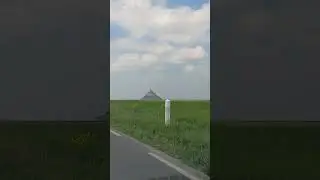 Driving to Mont-Saint-Michel in Normandy #shorts