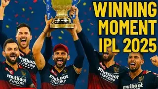 RCB's Emotional IPL 2025 Victory 🏆 | The Moment Fans Waited 17 Years For!