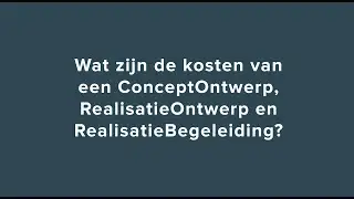 GRIP interieurprojecten - Wat zijn de kosten van ConceptOntwerp tot RealisatieBegeleiding?