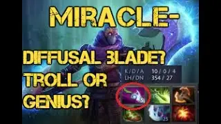 Miracle- [Antimage]Diffusal Blade?Troll OR Genius? Dota 2 Ranked Gameplay