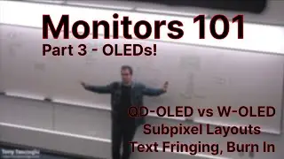 Мониторы 101 (часть 3) &mdash; OLED! (QD-OLED против W-OLED, окантовка текста, выгорание)