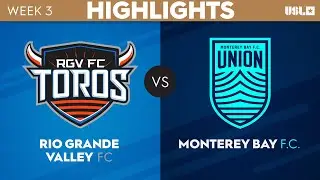 3.24.2023 | Rio Grande Valley FC vs. Monterey Bay F.C. - Game Highlights