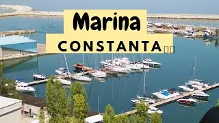 Constanta ROMANIA, Marina Virtual Walking Tour 🇷🇴
