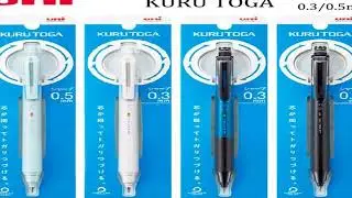Japan Uni KURU TOGA Mechanical Pencil Black Technology Lead Core Self-rotating M3/5-KS Upg
