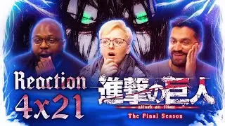 Attack on Titan - 4x21 - From You, 2000 Years Ago - Group Reaction