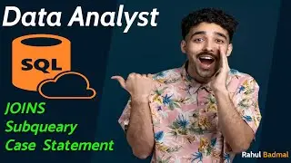 Data Analyst SQL Practice | JOINS, Subquery etc. | SQL Tutorial in Hindi #dataanalyst #mysql