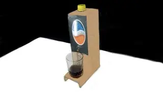 How to Make Coca Cola Fountain Machine From Cardboard at Home
