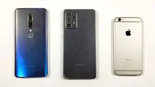 Samsung Galaxy A72 Vs Iphone 6 Vs One Plus 7Pro | Speed Test & Comparison