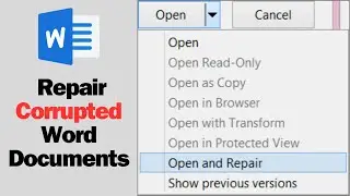 How to Repair Corrupted Word Documents - how to repair corrupted word document in 4 ways