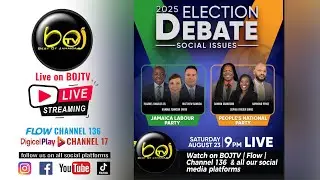 Jamaica Debates Commission || General Elections Debate | 9pm | August 23, 2025