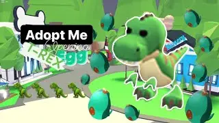 hatching LEGENDARY T-REX fossil egg! | Adopt Me