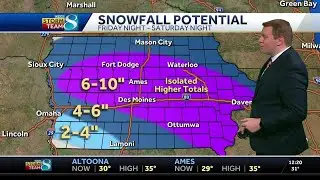 Iowa weather forecast: What to know about winter storm chances after Thanksgiving