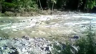Normans Kill river French's hollow Guilderland NY post Irene 3
