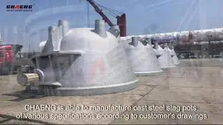 Slag handling equipment, slag pot, slag grinding plant