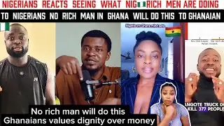 Nigerians Reacts Seeing What Niger🇳🇬 rich men Are Doing To Them No rich man will do this to a G🇬🇭