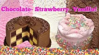 HOW TO MAKE A NEAPOLITAN CHECKERBOARD CAKE ON CRUMB BOSS AND STEPH THE PRODUCER! SUPER YUMMY