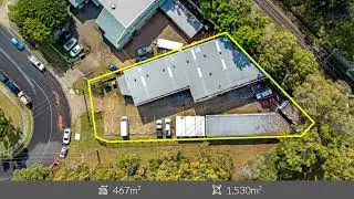 1,530sqm  Freehold Site with Industrial Building & Separate Storage Sheds