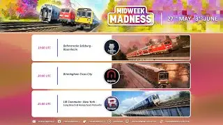 Train Sim World - Rosenheim, Birmingham & New York! (Midweek Madness 2024)