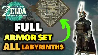 STEP-BY-STEP ALL 9 LABYRINTHS - FULL Evil Spirit Armor Set Zelda Tears of the Kingdom