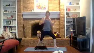 Standing Strength, Balance and Glute Stretch | Knee-Friendly Yoga | No Knees on the Mat