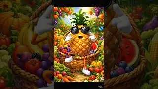 2.Funny Fruits for Kids 🍌 | Learn Fruit Names with Laughs & Fun! pineapple