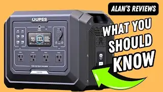 My Review of OUPES Portable Power Station Mega 1, 2000W Solar Generator, 1024Wh LiFePO4 Battery
