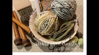 Flosstube #31 - Let me show you how I dye my Cross stitch fabric