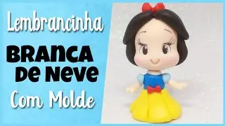 Branca de neve em biscuit || Lembrancinha com Molde ||Pierre Marinho