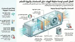  تصمبم وتركيب وبرمجة وفحص حساسات وحدات مناولة الهواء (AHU Sensors & Controls)يبدأ بتعريف دور كل حساس