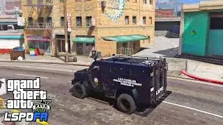GTA 5 - LSPDFR Real Life Cops Metro SWAT Team Callouts with Lenco Bearcat! GTA 5 LSPDFR Ep. #179