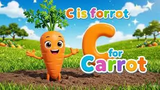 C is for Carrot 🥕 ABC Phonics for Kids.