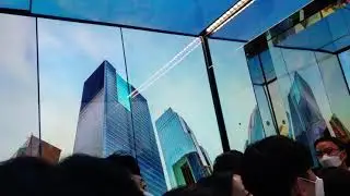 Lotte Tower Sky Bridge elevator.