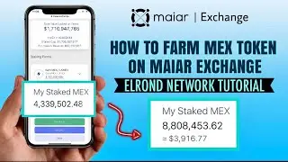 How to FARM MEX/LKMEX Token on Maiar Exchange | Stake Liquidity Pool | Tutorial