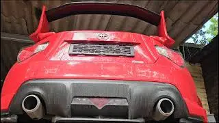 Stunning Red GT86 Cold Start | Straight piped exhaust sounds