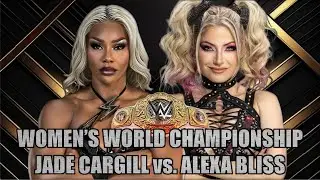 WWE 2K25 : 2026.01.23_1_WOMEN'S WORLD CHAMPIONSHIP_JADE CARGILL vs. ALEXA BLISS