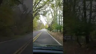Country Road Drive with fall colors