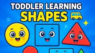 Toddler Learning Shapes 🚛✨ Fun Truck Adventure for Preschool Kids|Happy Kids TV 