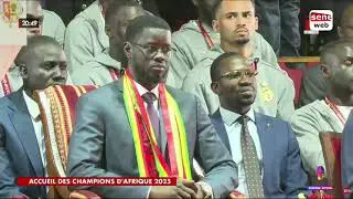 Les Images de l'arrivée de Diomaye Faye à la Cérémonie d'hommage aux Lions...
