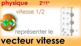 1/2 - VECTEUR VITESSE. Représentation. Construction. Tracé - Chute libre. SECONDE | PREMIÈRE