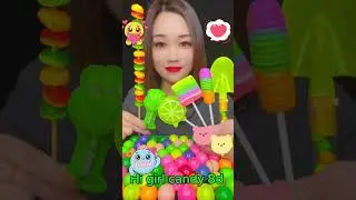 Sweet candy snacks p417#mukbang #canddy 