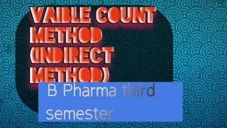 Unit-1,L-12 B.pharm 3 semester microbiology Topic-viable count method (indirect method)