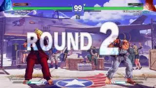 SFV~ Ryu (CaliPower-RSTD) vs. Ken (JermzTheLion) HD 3